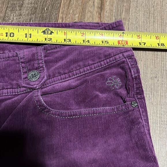 Aventura — organic cotton fabric  purple jeans size 6 - Picture 15 of 15